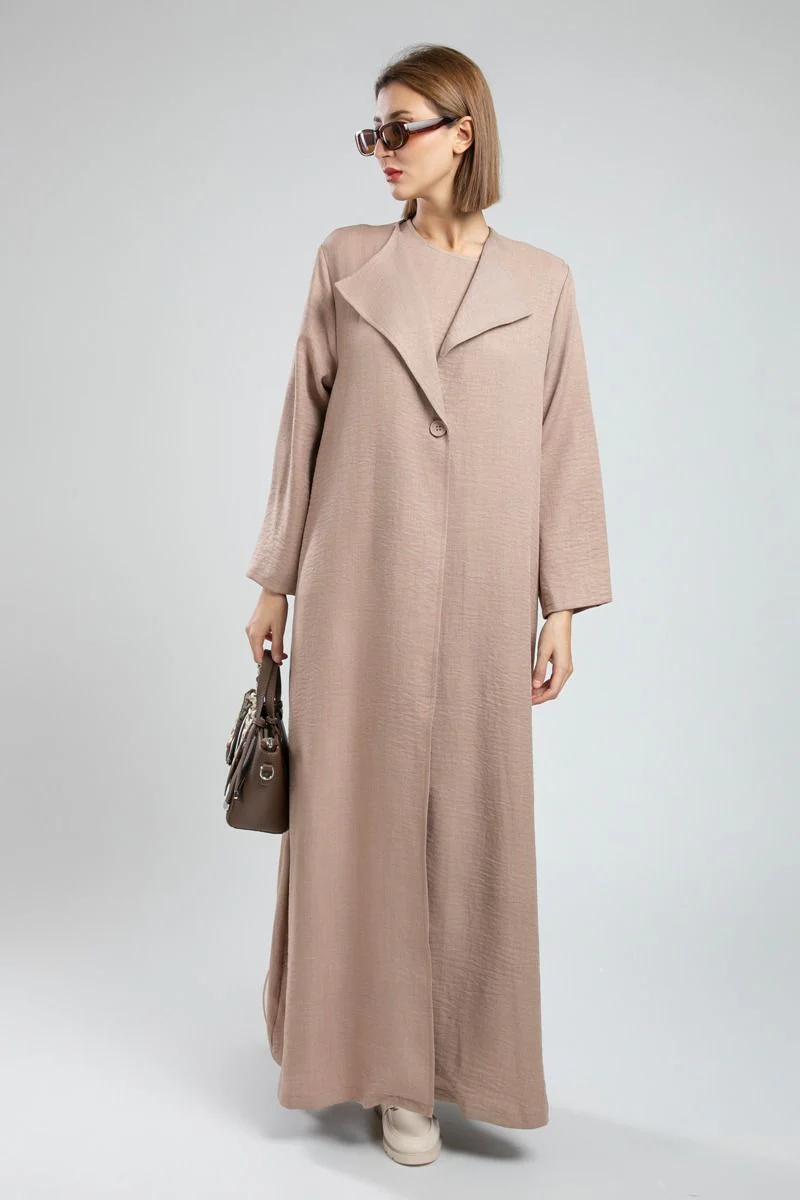 Women's formal long blazer with light material